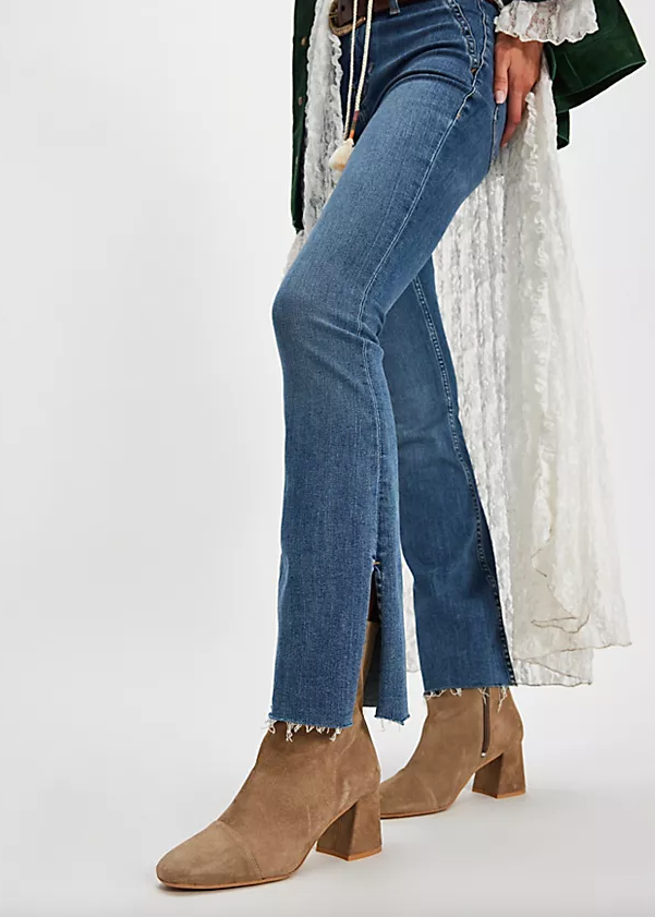Free People Wisteria Suede Ankle Boots