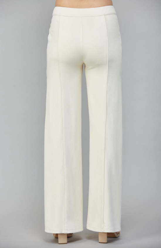 Murphy Suede Wide Leg Pant