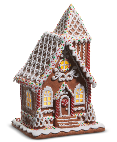 Lighted Gingerbread House