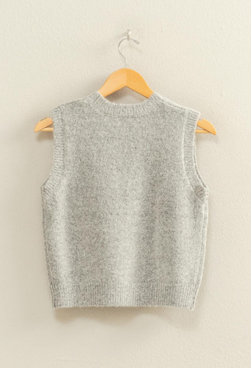 Daphne Sleeveless Crew Neck Knit Top