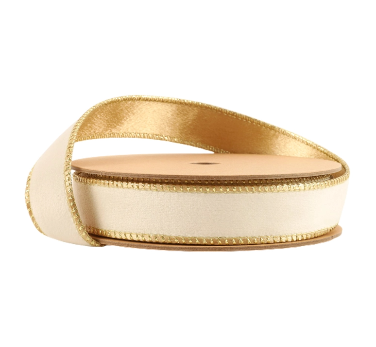 10yds Classic Velvet Reversible Wired Ribbon