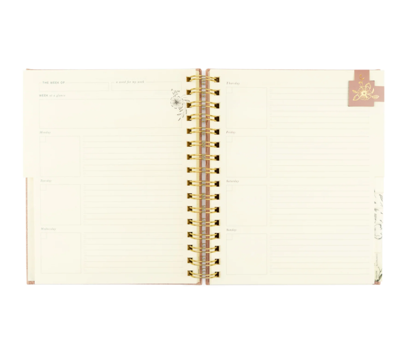 Hosanna Revival 12-Month Undated Spiral Planner - Sonora