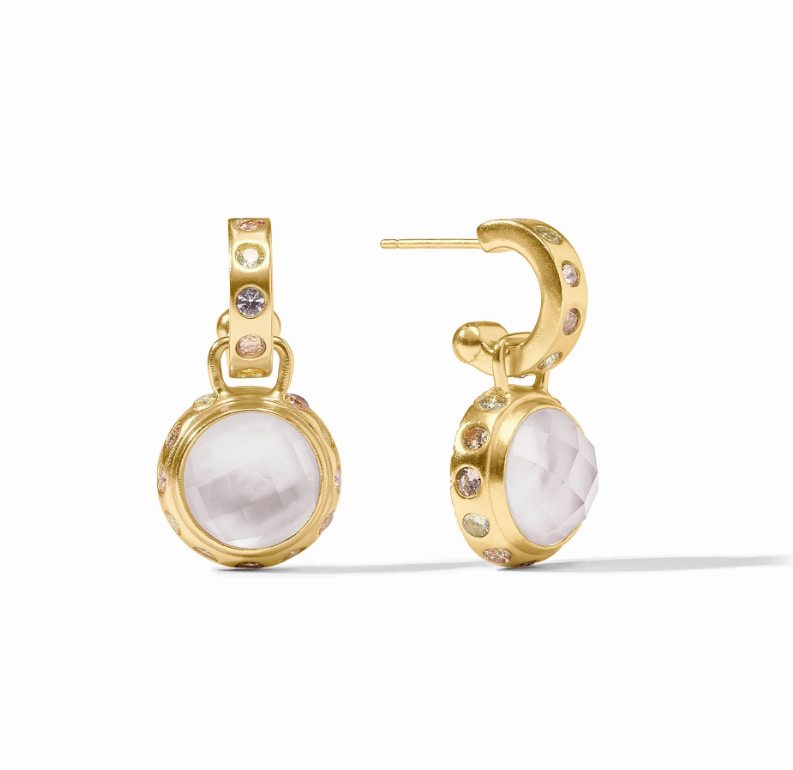 Julie Vos Trunk Show - Rainbow Hoop & Charm Earring
