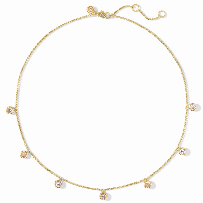 Julie Vos Trunk Show - Rainbow Delicate Charm Necklace