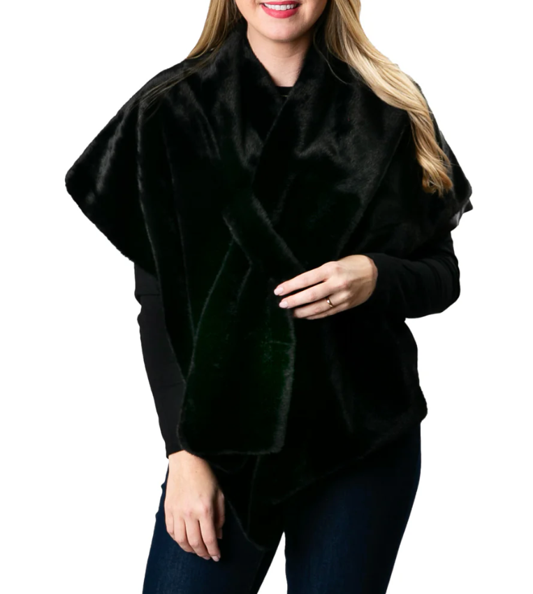 Katie Elegant Faux Fur Wrap