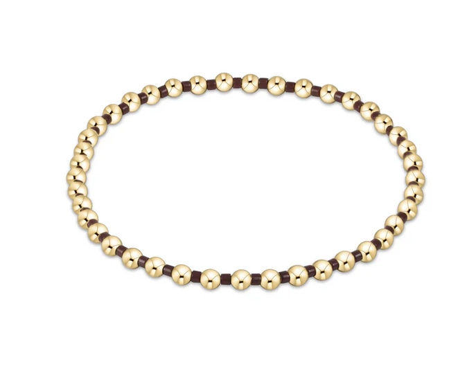 E Newton Hope Grateful 3mm Bead Bracelet