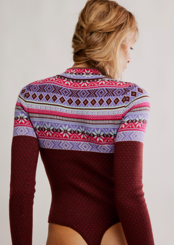 Free People Winter Warmer Bodysuit