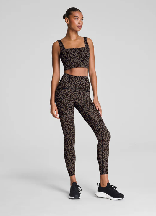 SPANXshape Booty Boost Leopard Print 7/8 Leggings