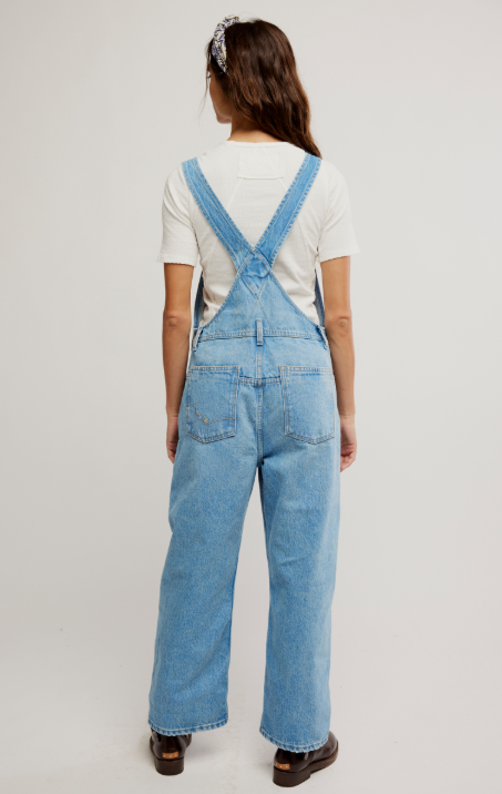 Free People Deep Trance Overalls