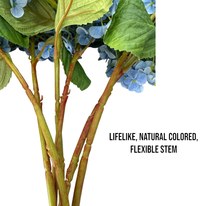 Real Touch Hydrangea Stem