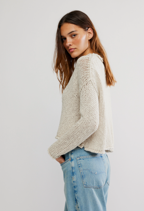 Free People Opal Rollneck Knit Sweater