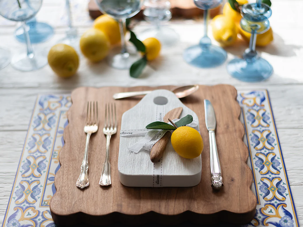 Dutch Cheese Board & Spreader Set