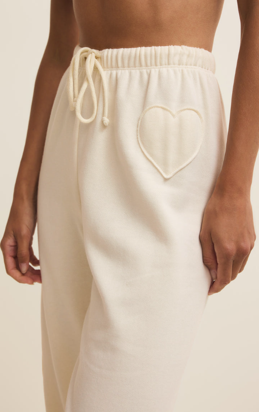 Z Supply Heart It Fleece Jogger