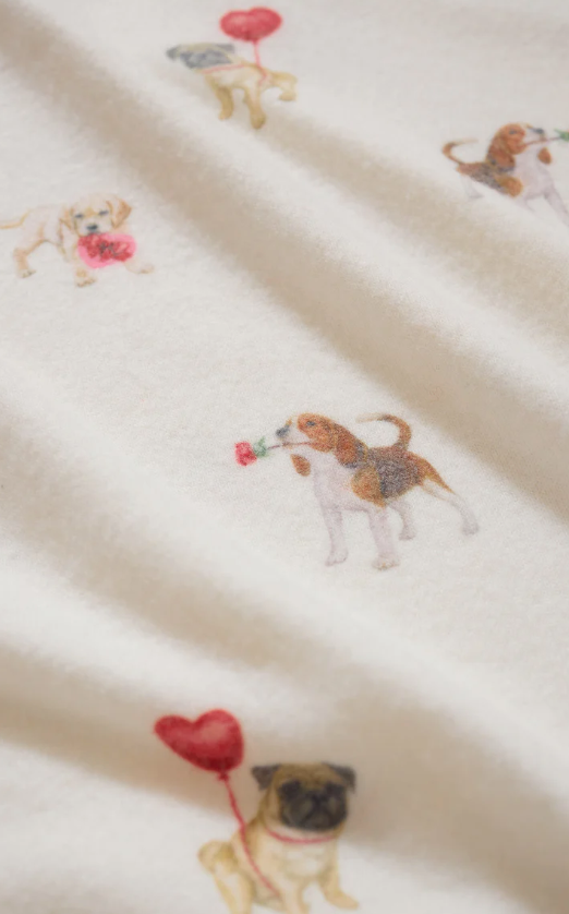 Z Supply Bisous Love Pup Top