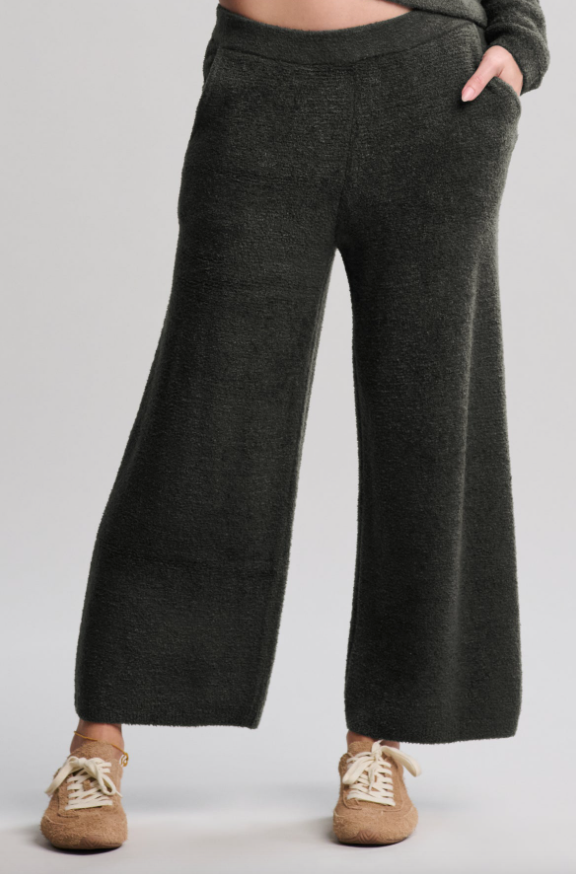 Barefoot Dreams CozyChic Lite Textured Crop Pant