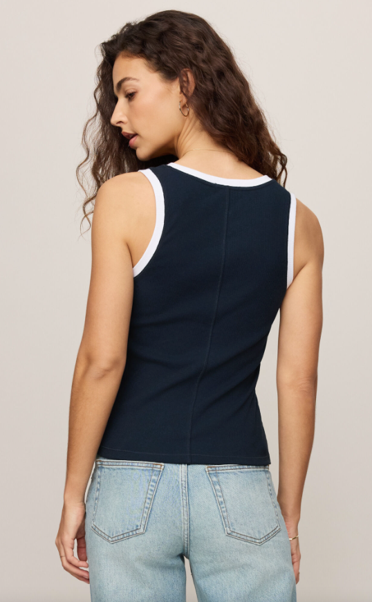 Z Supply Sirena Colorblocked Rib Tank