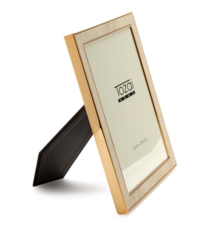 Cream Shagreen Photo Frame – Treehouse On Main