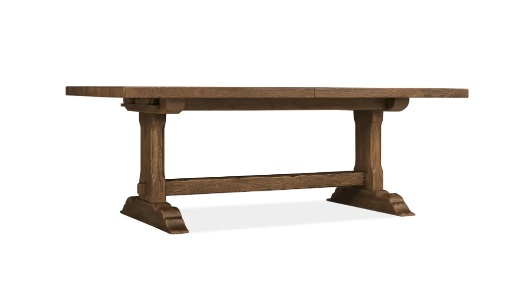 Trestle Dining Table w/ Leaves