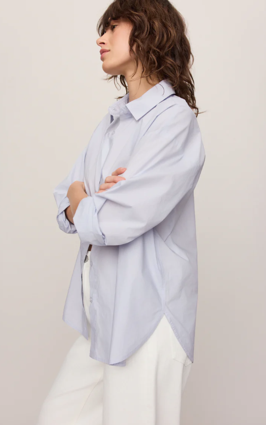 Z Supply Elevated Poplin Button Up Top