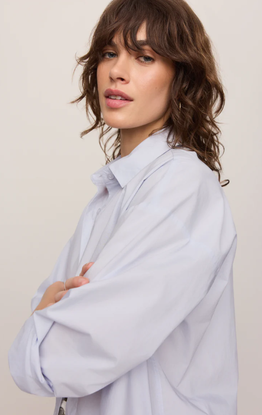 Z Supply Elevated Poplin Button Up Top