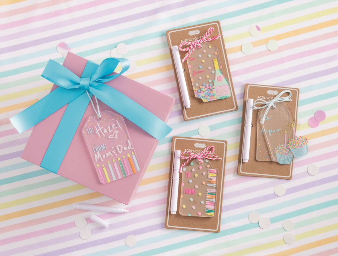 Birthday Acrylic Gift Tag Set – Treehouse On Main