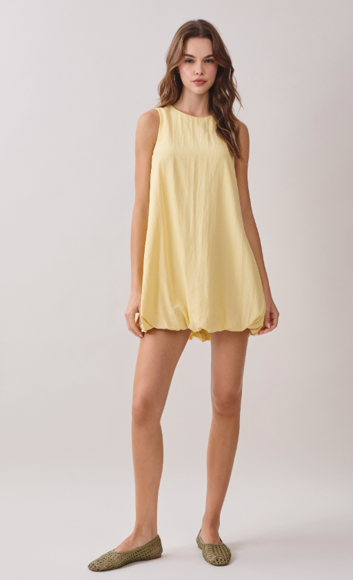 Wynne Bubble Hem Mini Dress