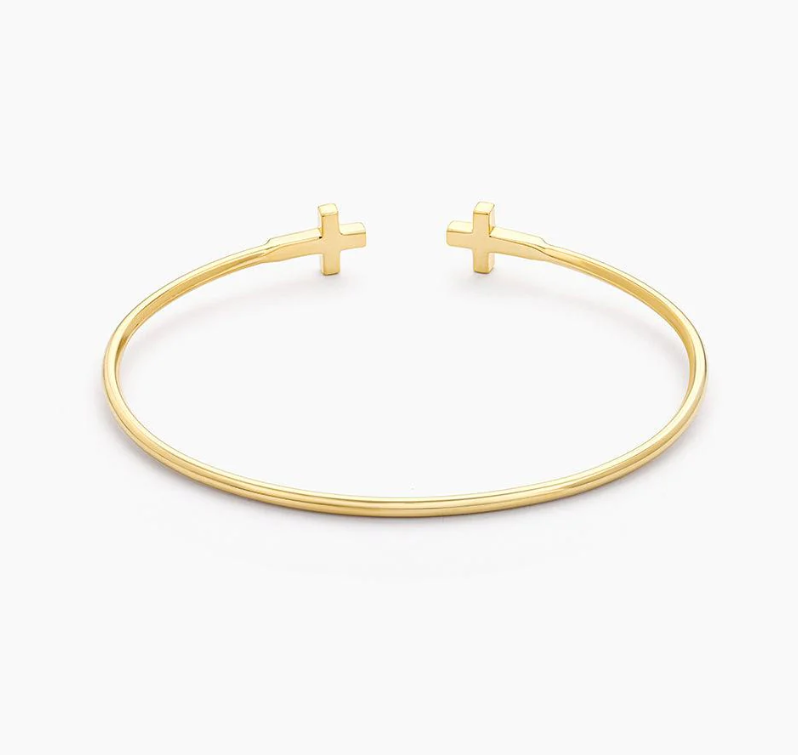Ella Stein Cross Flexi Cuff Bracelet