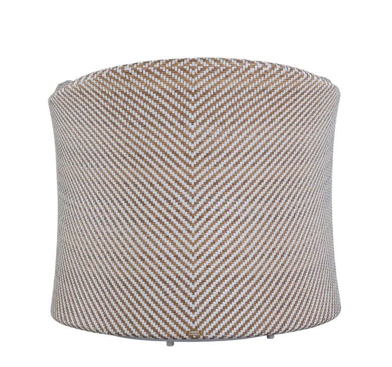 Capri Wicker Swivel Outdoor Lounge Chair