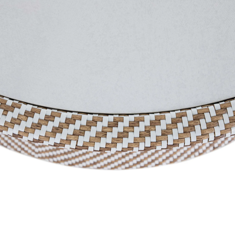 Capri Wicker Round Outdoor Coffee Table