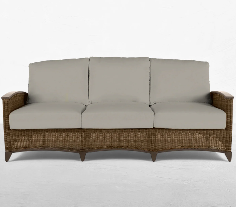 Avalon Raffia Wicker Outdoor Sofa