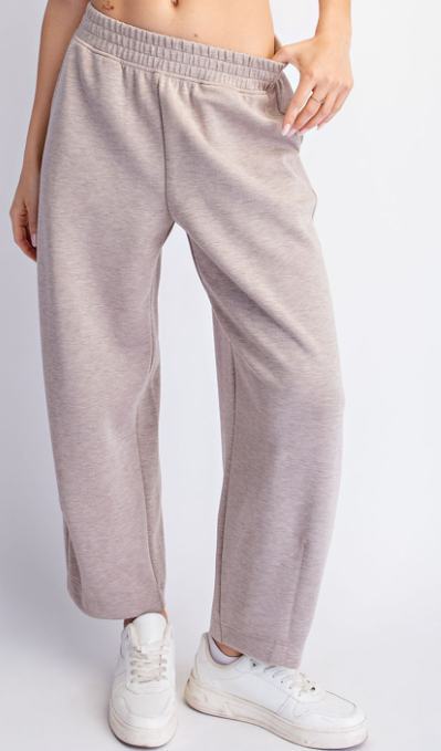 Christina Barrel Pants Taupe