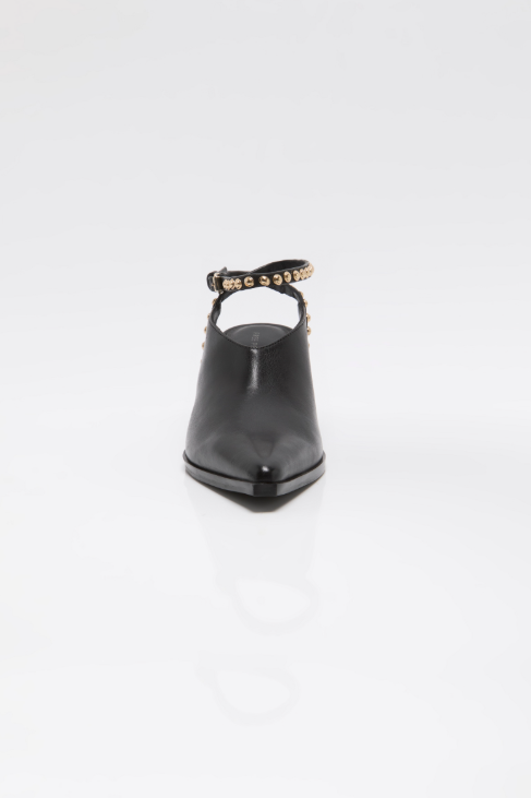 Free People Tell Me About It Studded - Black Leather