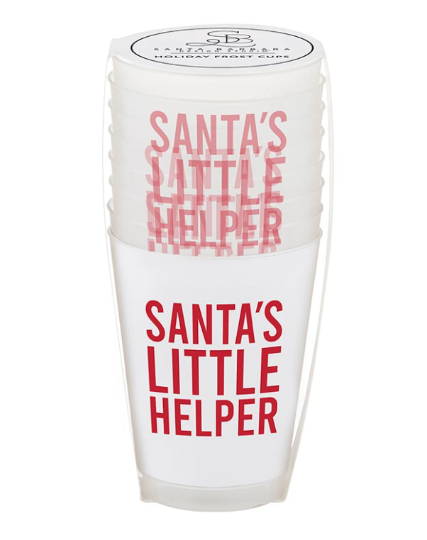 Holiday Frosted Saying Cups