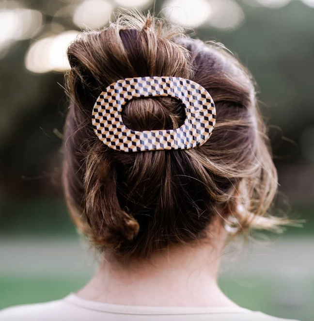 Teleties - Flat Round Hair Clip