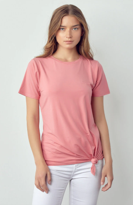 Kendall Modal Knit V Neck Top - Final Sale 50% off in cart