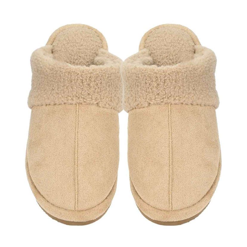 Suede Sherpa Slippers