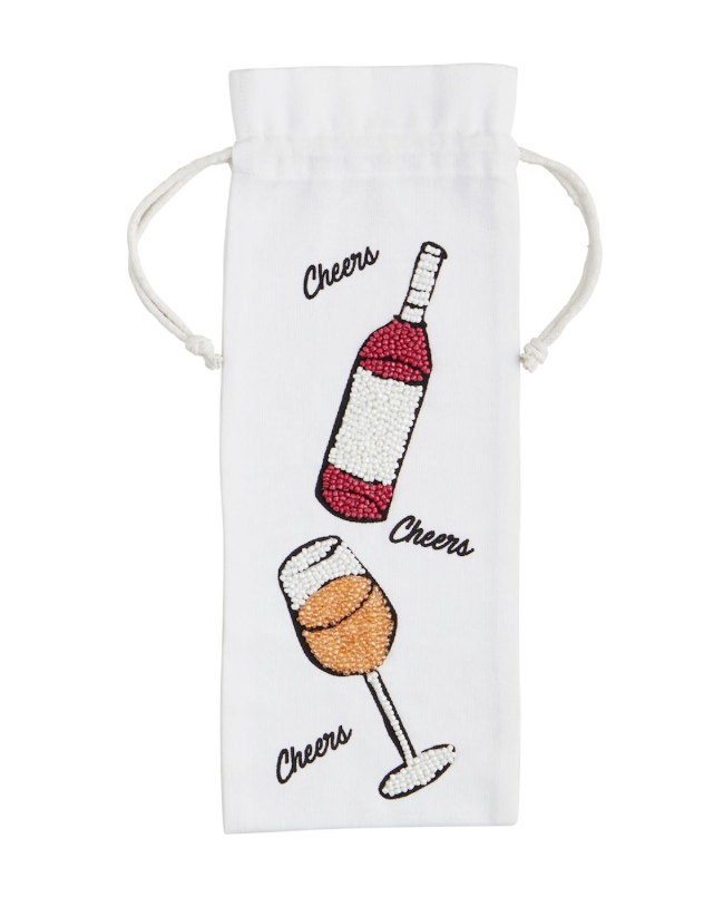 Beaded Wine Bag