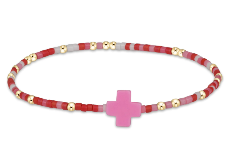 E Newton egirl Hope Unwritten Signature Cross Bracelet