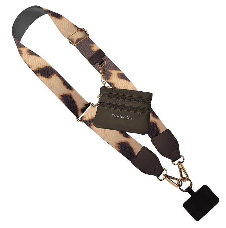 Clip & Go Crossbody Strap w/ Zippered Pouch