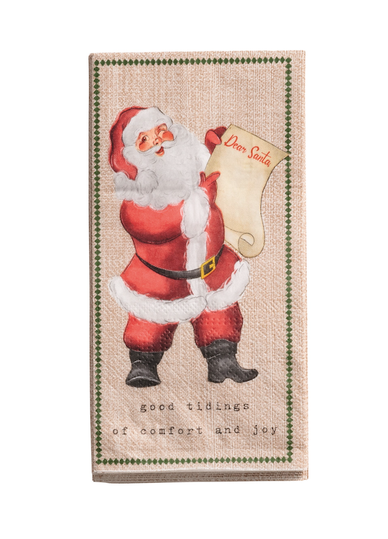 Classic Christmas Guest Towels - Pack of 12