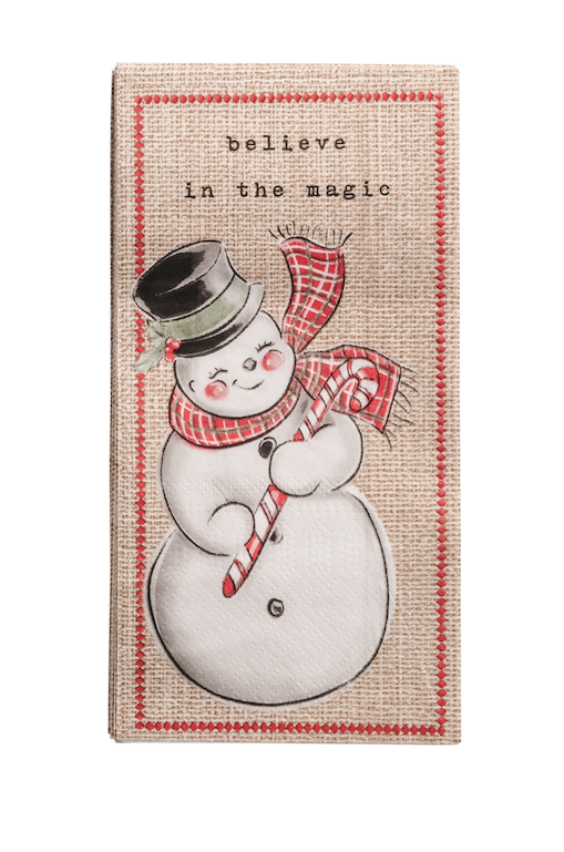 Classic Christmas Guest Towels - Pack of 12