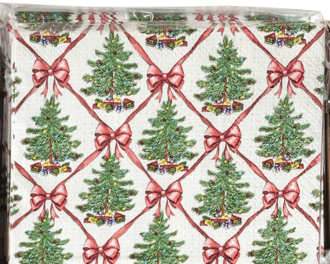 Classic Christmas Cocktail Napkins - Pack of 12