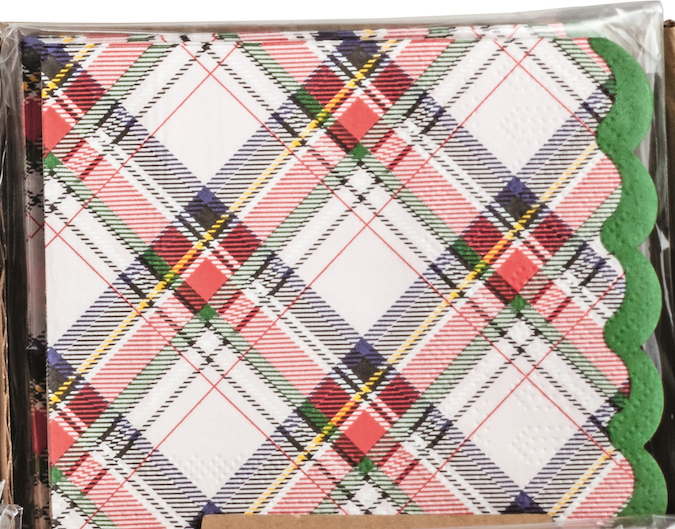 Classic Christmas Cocktail Napkins - Pack of 12