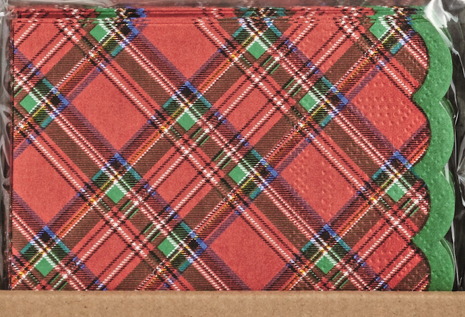 Classic Christmas Cocktail Napkins - Pack of 12
