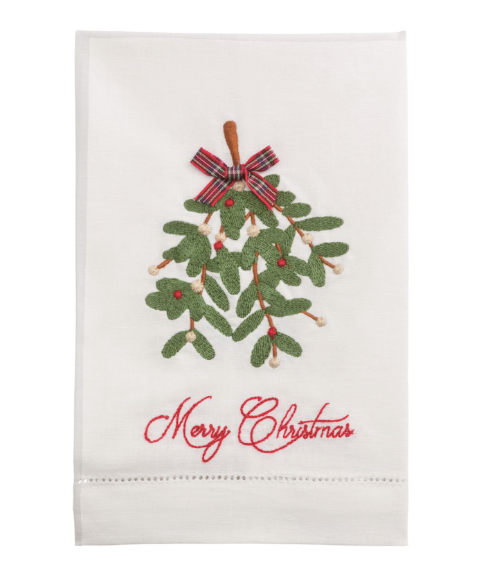 Christmas Embroidered Towel