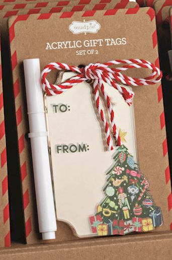 Christmas Acrylic Gift Tag Set