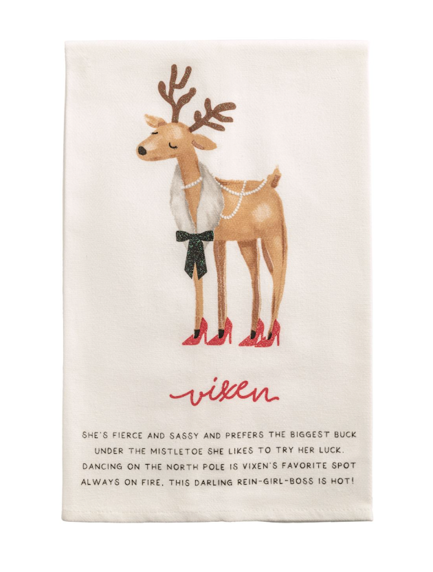 Reindeer Character Towel