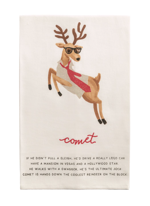 Reindeer Character Towel