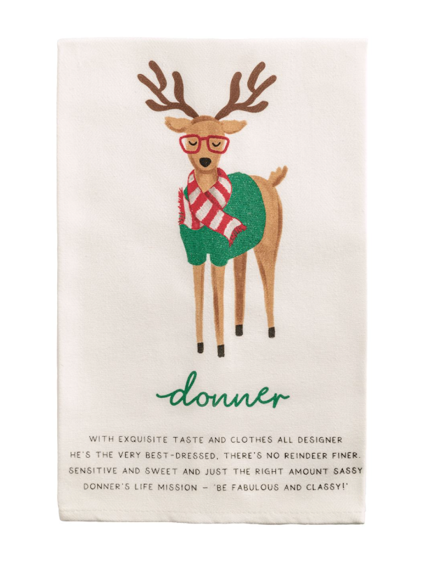 Reindeer Character Towel