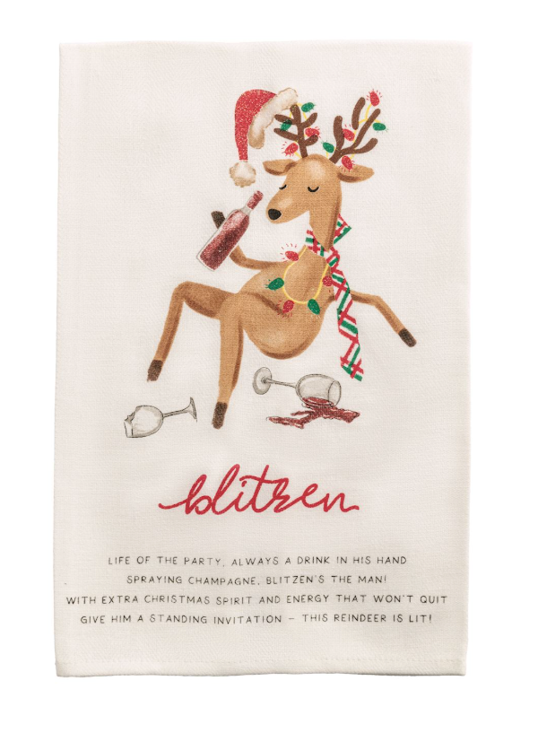 Reindeer Character Towel